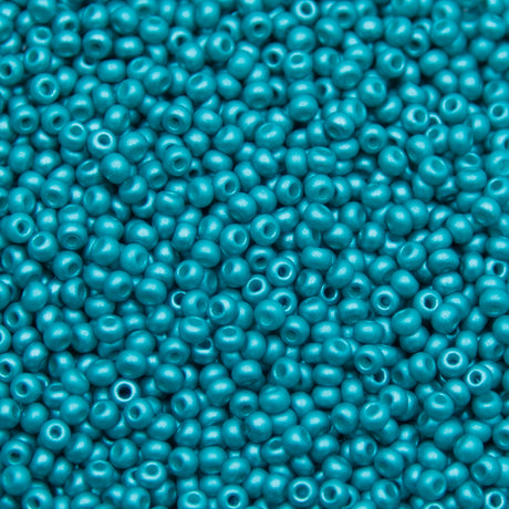 8SB985-PL: CZ Seed Bead Permalux Sea Green 8/0 Loose
