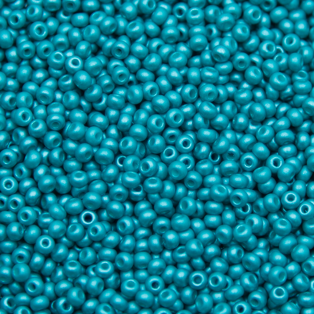 8SB985-PLR: CZ Seed Bead Permalux Sea Green 8/0 Loose
