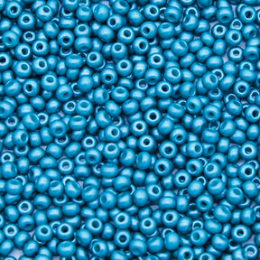 8SB985-PLR: CZ Seed Bead Permalux Sea Green 8/0 Loose