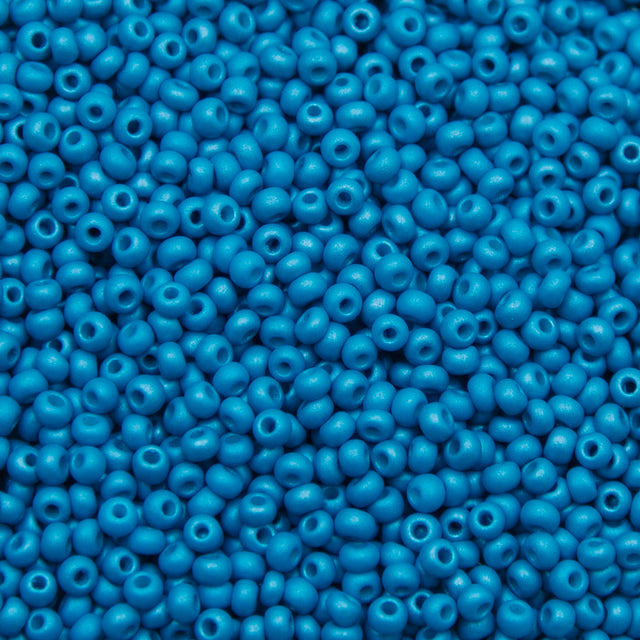 8SB987-PL: CZ Seed Bead Permalux Teal 8/0 Loose