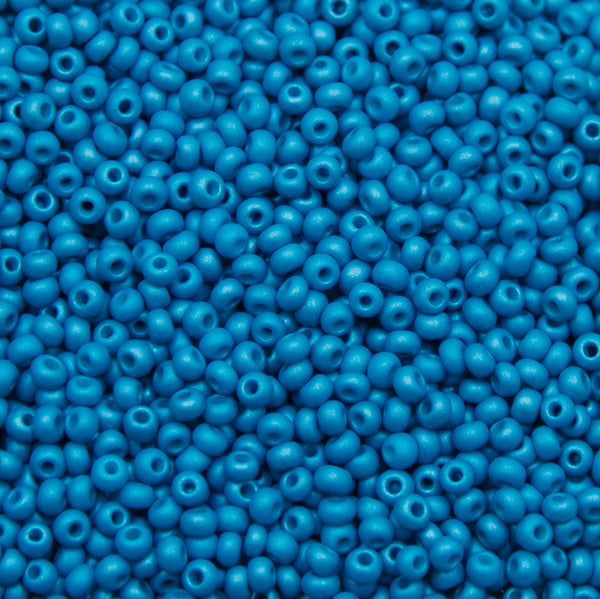 8SB987-PLR: CZ Seed Bead Permalux Teal 8/0 Loose – Shipwreck Beads