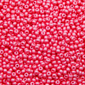 8SB993-PL: CZ Seed Bead Permalux Pink 8/0 Loose