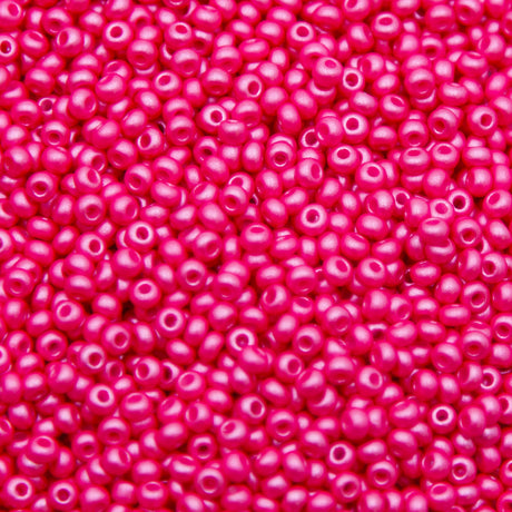 8SB994-PL: CZ Seed Bead Permalux Fuchsia 8/0 Loose (Copy)