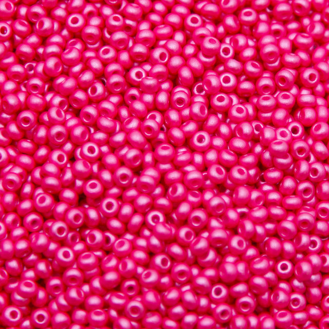 8SB994-PL: CZ Seed Bead Permalux Fuchsia 8/0 Loose (Copy)