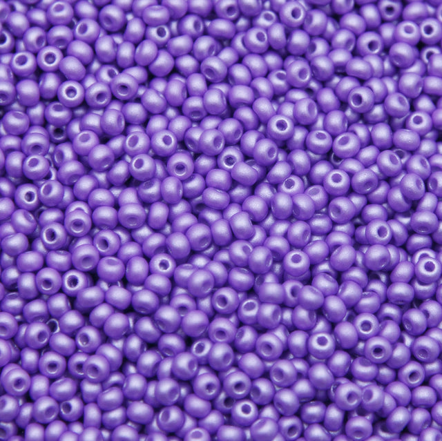 8SB997-PL: CZ Seed Bead Permalux Lavender 8/0 Loose