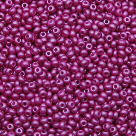 8SB998-PL: CZ Seed Bead Permalux Purple 8/0 Loose