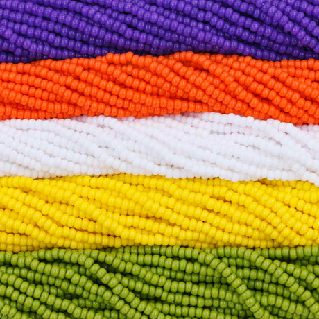 8SB999-MX10: Preciosa Seed Bead Bundle Spooky 8/0