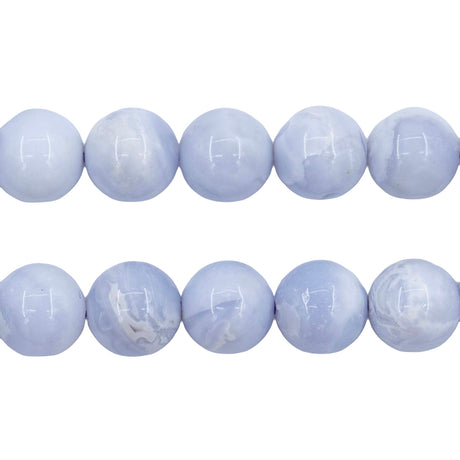 8ST407-DC: Blue Agate Round 7-8mm