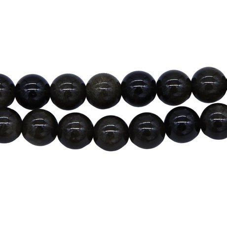 8ST410-G2: Golden Obsidian Round 8mm