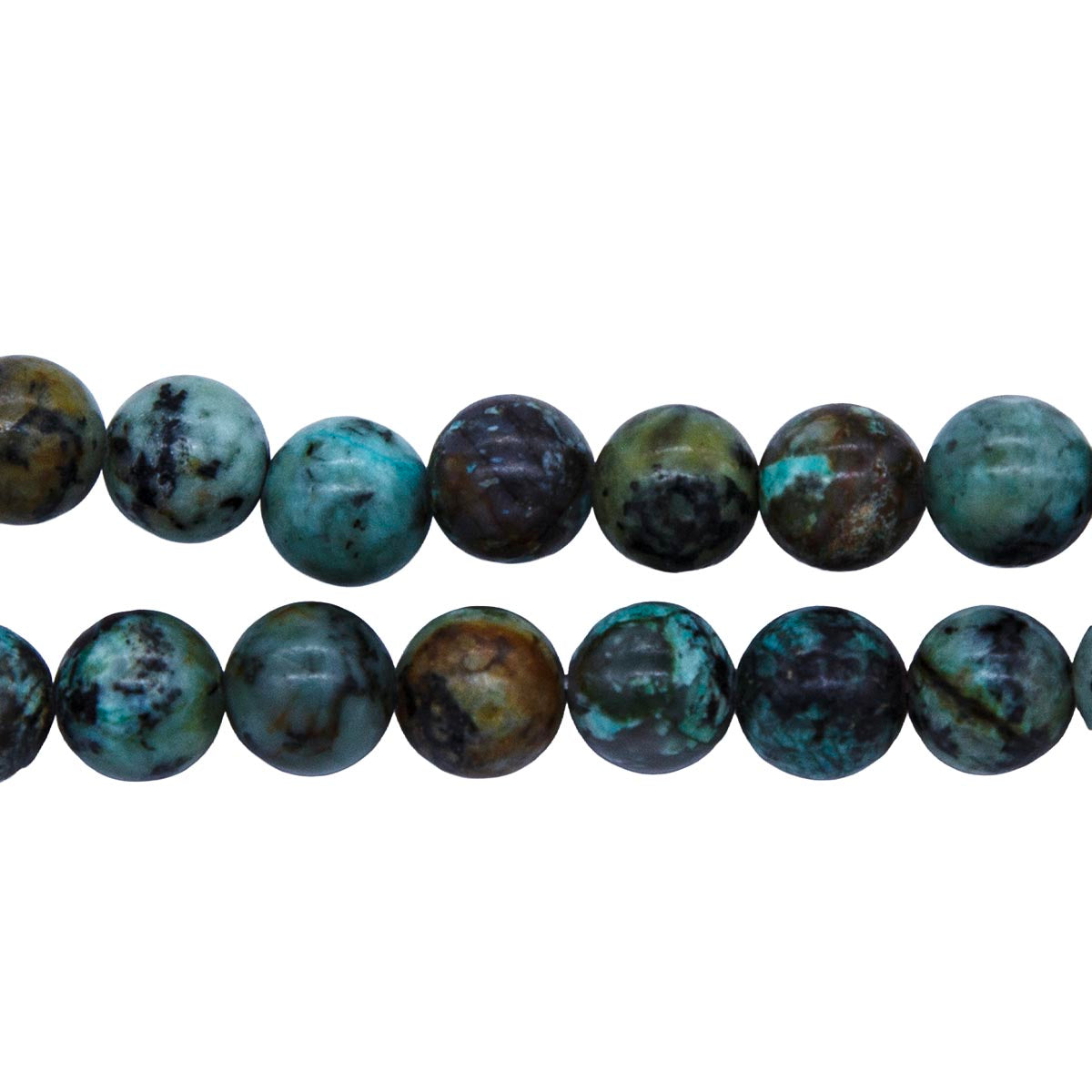 8ST433: African Turquoise Round 8mm