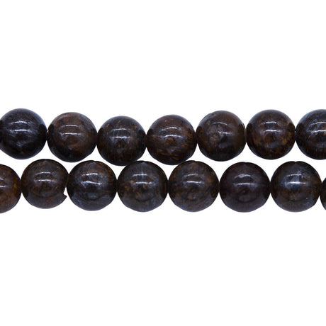 8ST469: Bronzite Round 8mm
