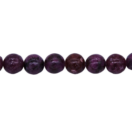 8ST543-E: Lepidolite Round 8mm Enhanced