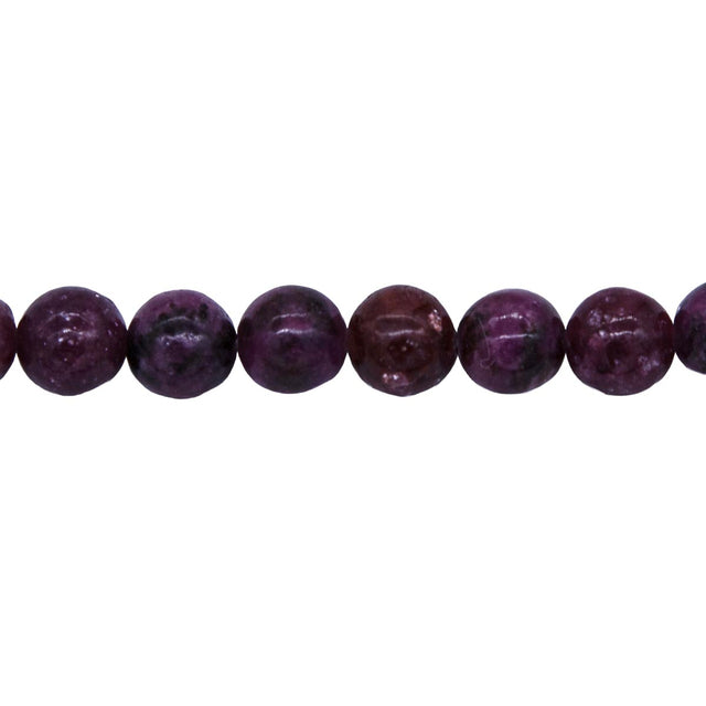 8ST543-E: Lepidolite Round 8mm Enhanced