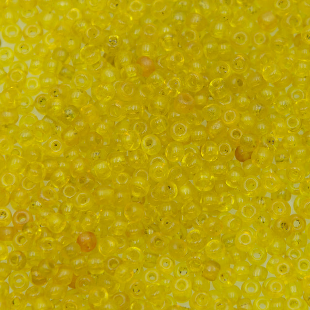 8SV100-11: Vintage Venetian Transparent Dark Golden Yellow 8/0 250 Grams