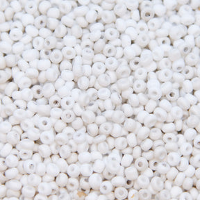8SV100-12: Vintage Venetian Opaque Old White 8/0 250 Grams