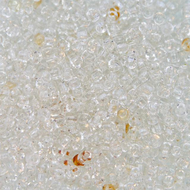 8SV100-15: Vintage Venetian Transparent Crystal 8/0 250 Grams