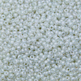 8SV100-29: Vintage Venetian Opaque Luster Satin White 8/0 250 Grams