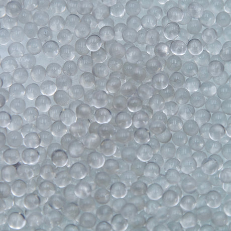 8SV100-40: Vintage Venetian No Hole Tr Crystal 8/0