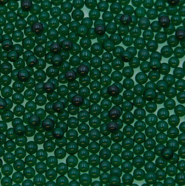 8SV100-41: Vintage Venetian No Hole Tr Dk Emerald Green 8/0