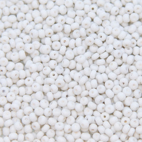 8SV112-U: Vintage Venetian Off White Frosted 8/0 - 500 Grams