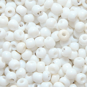 8SV112R: Vintage Venetian Opaque White #1 8/0 50 Gram Bag