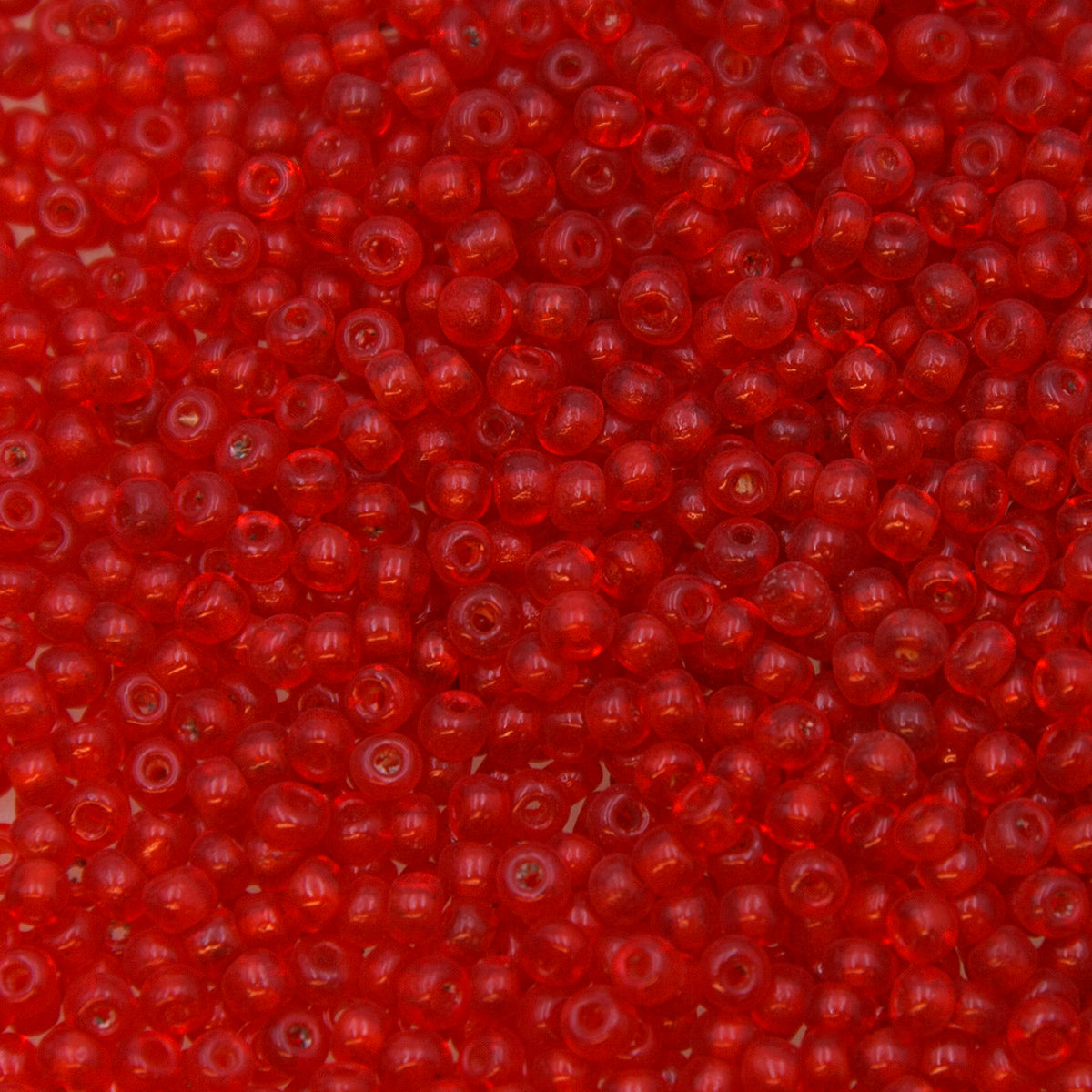 8SV236-2R: Vintage Venetian Seed Bead Red Orange #2 8/0-50 Gram Bag