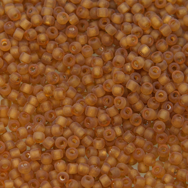 8SV254-2: Vintage Venetian Seed Bead Raw Sienna #2 8/0 Unfinished - 500 Grams