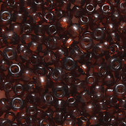 8SV258-1R: Vintage Venetian Transparent Brown #1 Square Hole 8/0 50 Gram Bag