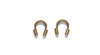 FI174-AB: Wire Guardians Antique Brass .021 Inner Diameter - 150 Pieces