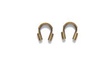 FI174-AB: Wire Guardians Antique Brass .021 Inner Diameter - 150 Pieces