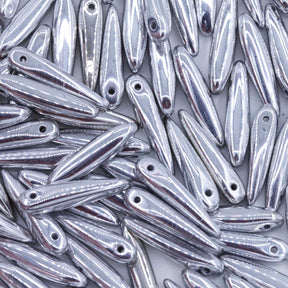 91DP815-F: Preciosa Ornela 5x16mm Crystal Labrador Full Thorn Beads