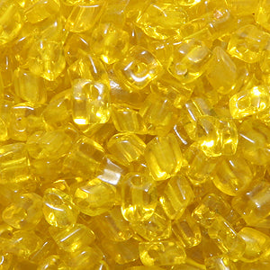 91SV222-1: Vintage Venetian Trap Transparent Yellow #1 3mm Average - 500 Grams