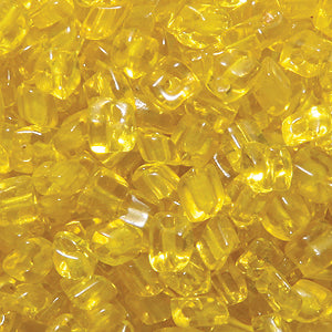 91SV222-1R: Vintage Venetian Trap Transparent Yellow #1 3mm  50 Gram Bag