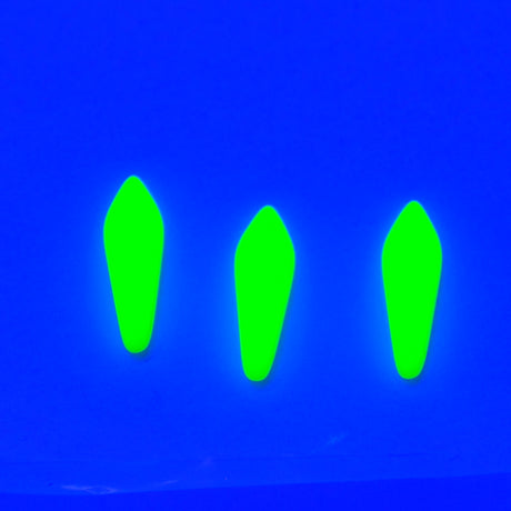 92DP622-NLR: CZ Spear Neon Yellow Matte Loose 5x16mm-15PC