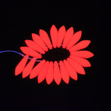 92DP638-NMR: CZ Spear Neon Orange Matte 5x16mm-20PC