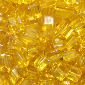 92SV222-1: Vintage Venetian Trap Transparent Yellow #1 4.5-5mm Average 500 Grams
