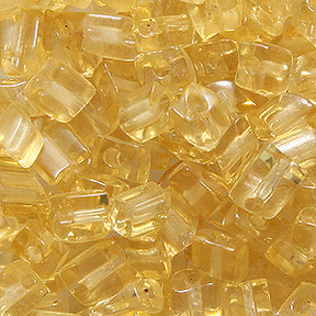 92SV251-1: Vintage Venetian Trap Transparent Goldenrod #1 4mm Average 500 Grams