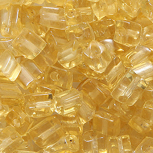 92SV251-1: Vintage Venetian Trap Transparent Goldenrod #1 4mm Average 500 Grams