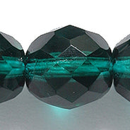 10FC288: CZ FACET RD TRANS Deep Emerald 10mm-200PC