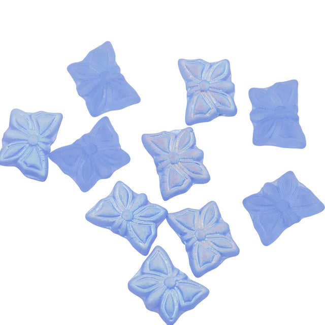 95BU572: CZ Butterfly Light Sapphire AB 12x15mm
