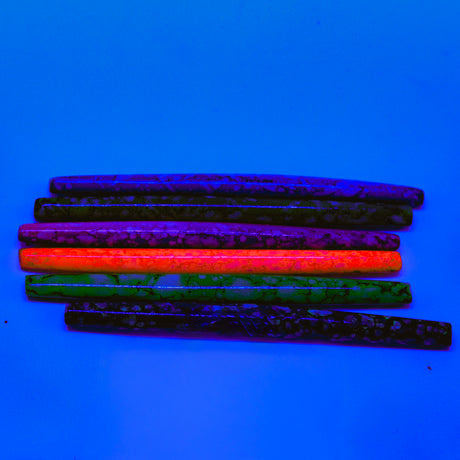 96BN131: 96BN131 Hair Pipe MIX Marble 4IN 6PC