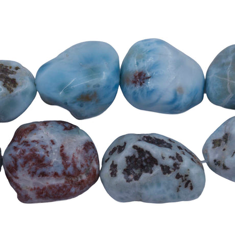 96ST106-02: Larimar Pebble/Nugget 15-20x22-30mm/130-147GM AVG
