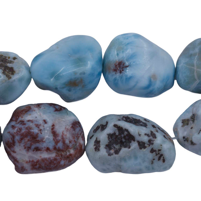 96ST106-02: Larimar Pebble/Nugget 15-20x22-30mm/130-147GM AVG