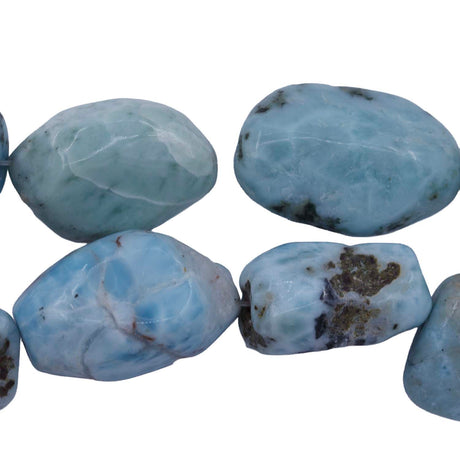 96ST106-03: Larimar Large Pebble/Nugget 16-22x22-35mm/150-226GM AVG