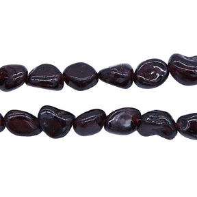 96ST418: Garnet Pebble 8-10mm 1STR