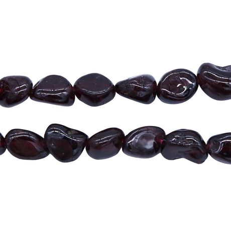 96ST418: Garnet Pebble 8-10mm 1STR