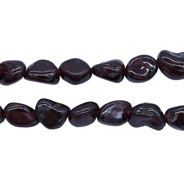 96ST418: Garnet Pebble 8-10mm 1STR