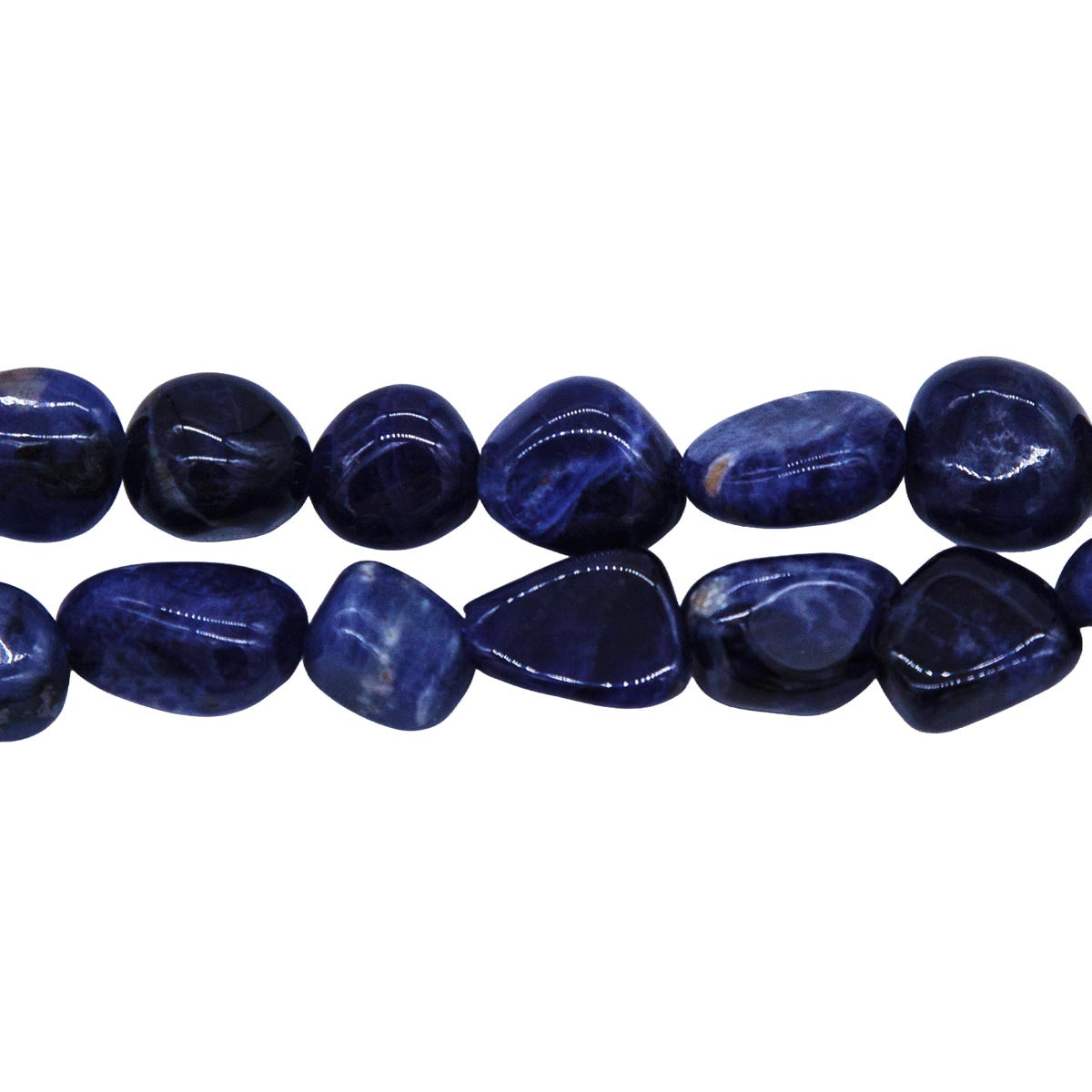 96ST424: Sodalite Pebble 8-10mm 1STR
