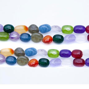 96ST525-Q: Mixed Quartz Pebble 8-10mm 1STR
