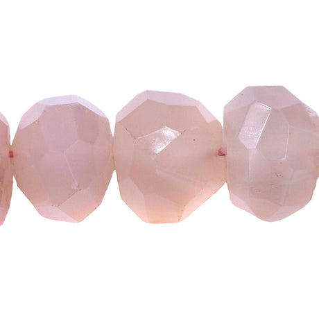 98ST4007-PN: Natural Pink Chalcedony Facet Nugget 8x10-14x18mm